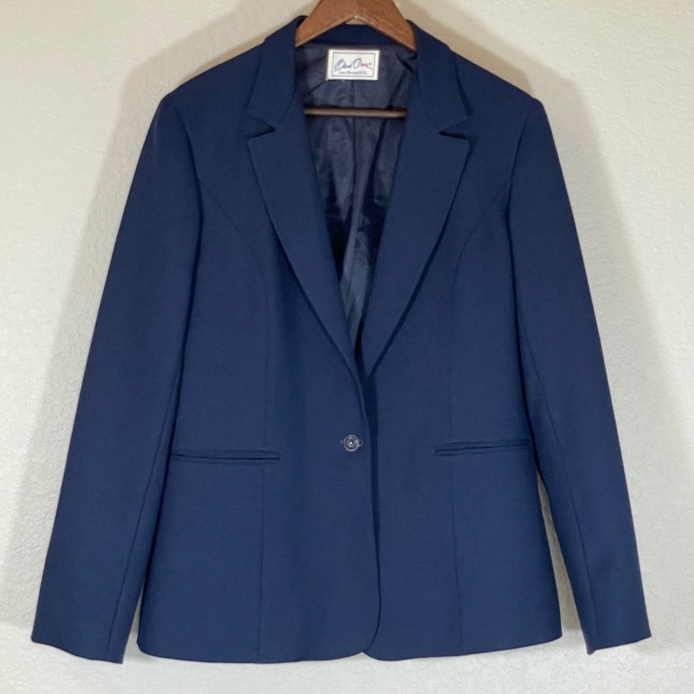 VTG Navy Women's "Bend Over" Blazer by Levi Strauss